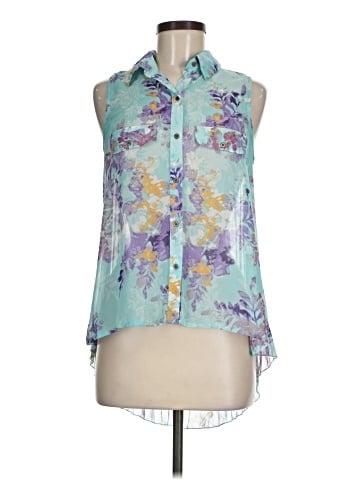 Eyelash Couture Sleeveless Blouse (view 1)