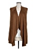 Moon Collection 100% Polyester Brown Vest Size M - photo 1