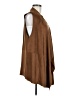 Moon Collection 100% Polyester Brown Vest Size M - photo 4
