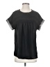 Dokotoo 100% Polyester Black Short Sleeve Blouse Size S - photo 1