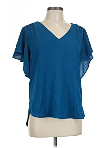 Bobeau Short Sleeve Blouse (view 1)