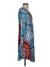 dearcase Paisley Blue Casual Dress Size S - photo 4
