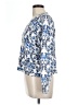 CeCe Floral Blue Pullover Sweater Size L - photo 5