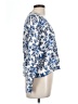 CeCe Floral Blue Pullover Sweater Size L - photo 4