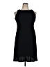 Evan Picone 100% Polyester Solid Black Cocktail Dress Size 14 - photo 1