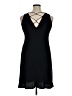 Evan Picone 100% Polyester Solid Black Cocktail Dress Size 14 - photo 2