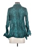 Cailey 22 Teal 3/4 Sleeve Blouse Size XS - photo 2