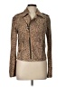 Joie Animal Print Brown Tan Jacket Size L - photo 1
