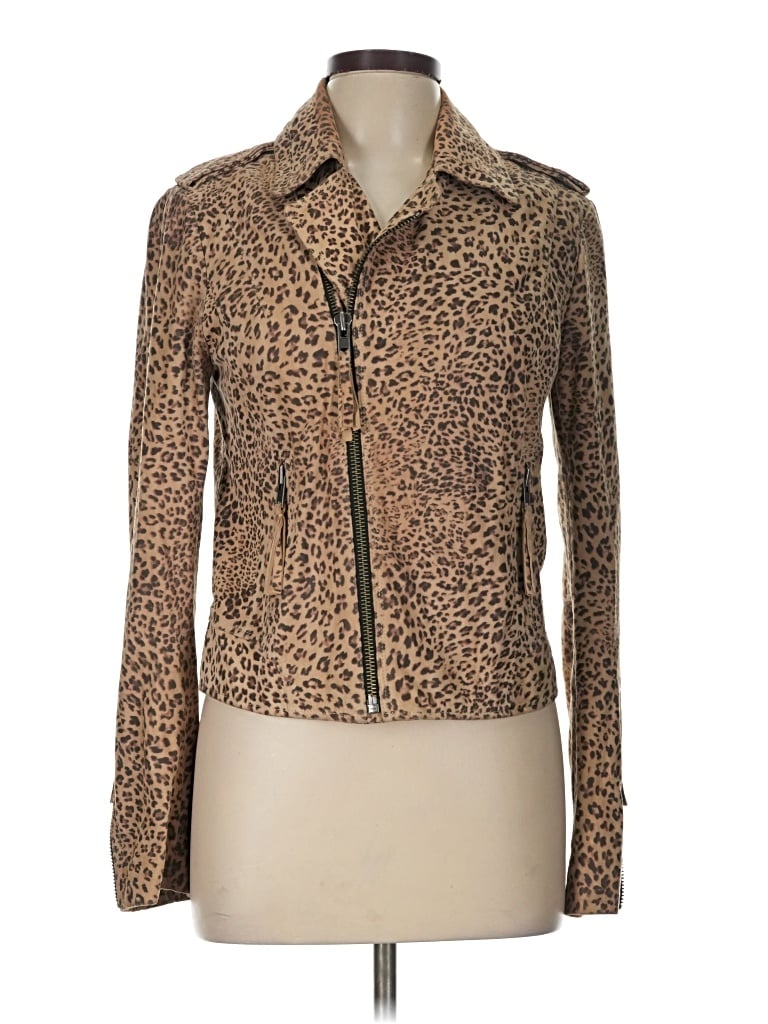 Pre-owned Joie Jacket In Tan
