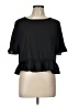 Boohoo Black Short Sleeve Top Size 12 - photo 1