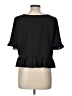 Boohoo Black Short Sleeve Top Size 12 - photo 2