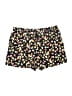 Unbranded 100% Rayon Floral Black Shorts Size M - photo 2