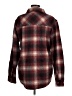 Point Zero 100% Polyester Plaid Burgundy Fleece Size M - photo 2