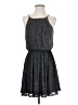 Mi ami Metallic Silver Cocktail Dress Size S - photo 1