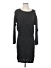 Wrap 100% Merino Gray Wool Dress Size 4 - photo 1