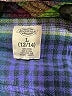 Dickies 100% Cotton Plaid Blue Long Sleeve Button-Down Shirt Size L - photo 7