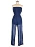 iris Solid Blue Jumpsuit Size M - photo 1