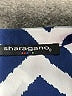 Sharagano 100% Polyester Chevron-herringbone Blue Long Sleeve Blouse Size S - photo 7