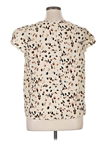 Shein Curve Short Sleeve Blouse (view 2)