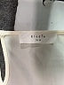 Elodie 100% Polyester Ivory Short Sleeve Blouse Size M - photo 7