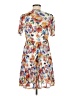 LOVE X DESIGN 100% Polyester Print White Casual Dress Size M - photo 2