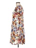 LOVE X DESIGN 100% Polyester Print White Casual Dress Size M - photo 5