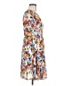 LOVE X DESIGN 100% Polyester Print White Casual Dress Size M - photo 4