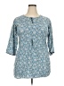 Tissu Teal 3/4 Sleeve Blouse Size 2X - photo 1