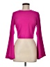 Bebe Pink Long Sleeve Top Size 6 - photo 1