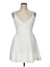 Unbranded Solid White Cocktail Dress Size XL - photo 1