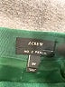 J.Crew 100% Polyester Solid Green Formal Skirt Size 0 (tall) - photo 4
