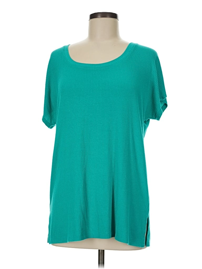 Pre-owned Felina Poncho In Teal