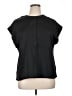 A New Day 100% Recycled Polyester Black Short Sleeve Blouse Size XL - photo 1