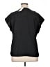 A New Day 100% Recycled Polyester Black Short Sleeve Blouse Size XL - photo 2
