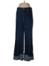 H&M 100% Cotton Chevron-herringbone Blue Jeans Size 6 - photo 1