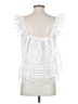 Eri + Ali 100% Polyester White Sleeveless Blouse Size S - photo 2