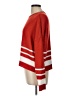 SO 100% Acrylic Color Block Red Pullover Sweater Size L - photo 5
