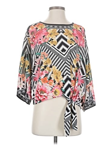 Jealous Tomato 3/4 Sleeve Blouse (view 1)