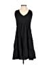 Unbranded Solid Black Casual Dress Size L - photo 1