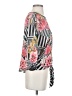 Jealous Tomato Gray 3/4 Sleeve Blouse Size S - photo 4
