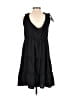 Unbranded Solid Black Casual Dress Size L - photo 2