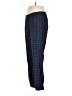 Eileen Fisher 100% Silk Plaid Blue Silk Pants Size S - photo 5
