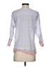 Oliphant 100% Cotton Gray 3/4 Sleeve Blouse Size S - photo 2