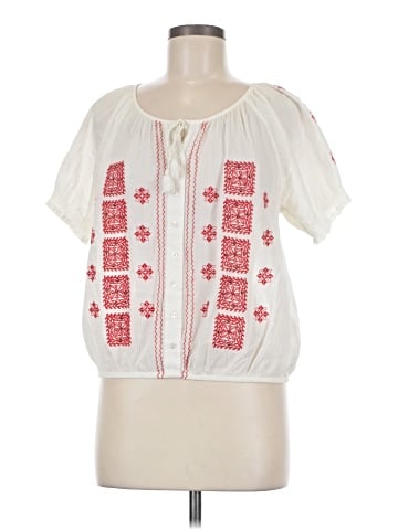 Joie Short Sleeve Blouse (view 1)