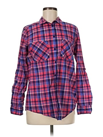Express Long Sleeve Button-Down Shirt (view 1)