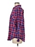 Express 100% Cotton Plaid Red Long Sleeve Button-Down Shirt Size M - photo 5