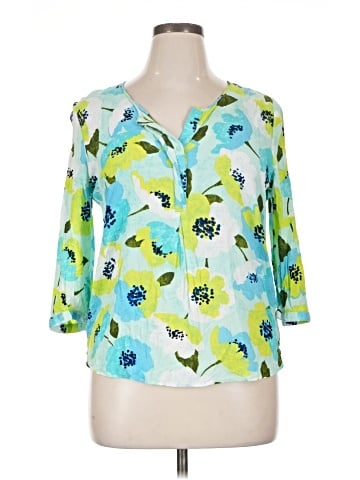 Stylus 3/4 Sleeve Blouse (view 1)