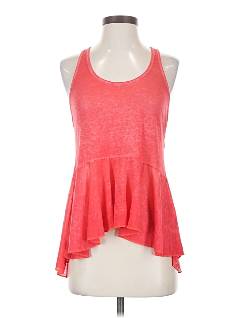 Pre-owned We The Free Tank Top Red Halter Neckline Tops