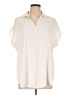Torrid 100% Polyester Ivory Short Sleeve Blouse Size Lg Plus (0) - photo 1