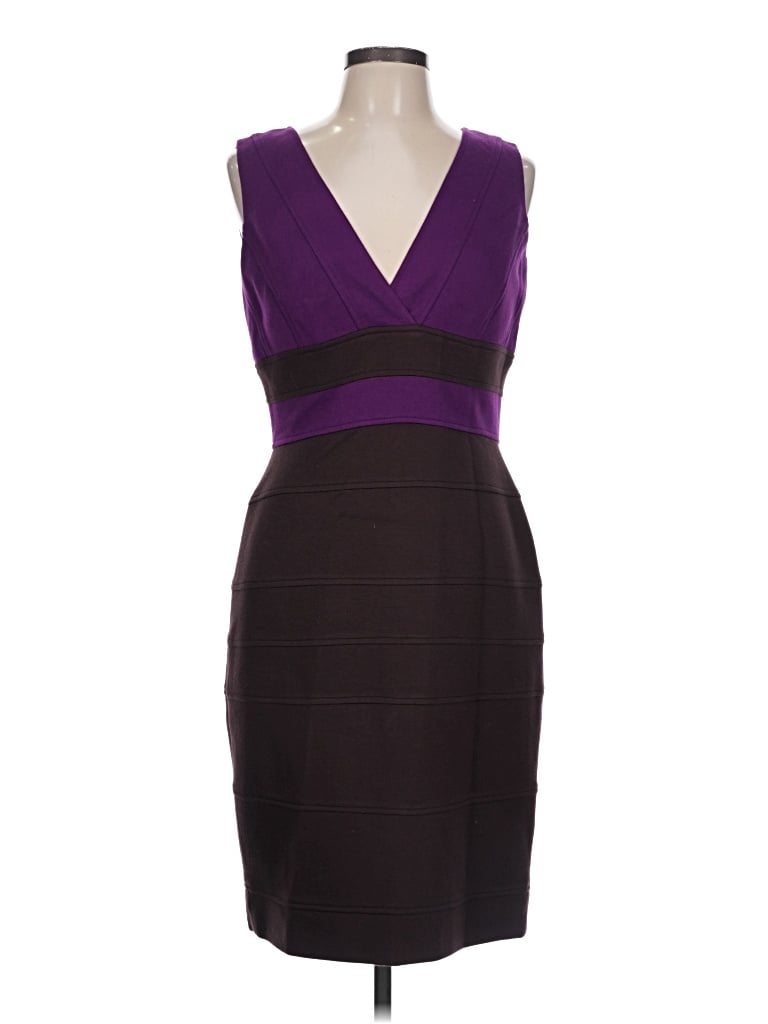 Pre-owned Maggy London Cocktail Dress In Purple